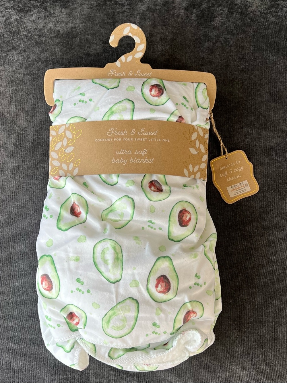 NWT Fresh & Sweet Avocado Baby Blanket